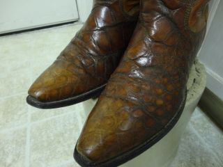 Paul Bond Exotic Animal Skin Western Cowboy Boots Beautiful
