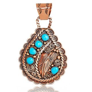 Chaco Canyon Southwest Jewelry Southwest Turquoise, Copper and
