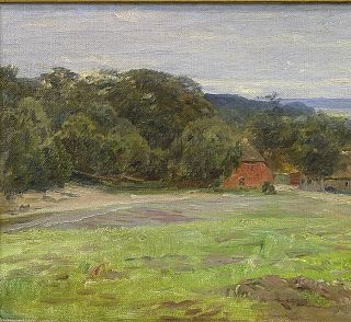 Verz Knud Erik Larsen 1865 Hochw Landschaftsgemälde