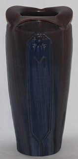 Ephraim Faience Pottery Deco Beetle Vase 109 Retired