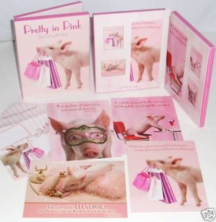 12 Pretty in Pink Pigs Bob Elsdale Leanin Tree Cards US