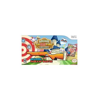 107 4286 arcade shooting gallery game with rifle nintendo wii rating