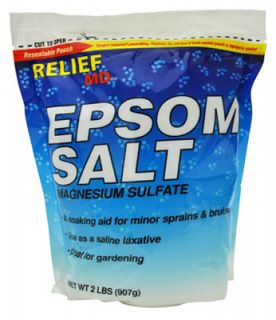 12 ea 4134800968 Relief MD 2 lb Epsom Salts (Magnesium Sulfate)