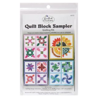 110 0701 quilled creations quilling kit quilt block sampler rating 1 $