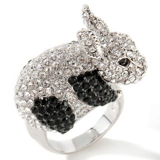 110 455 princess amanda collection honey bunny black and white crystal