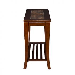 Home Furniture Accent Furniture Tables Cambria Brown Cherry Slate