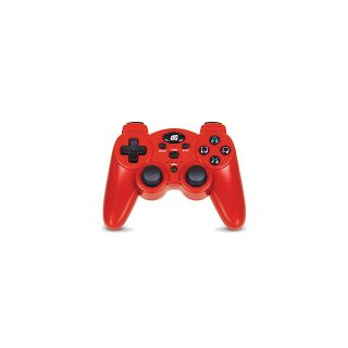 107 7482 playstation dreamgear ps3 radium wireless controller red