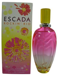 New ESCADA Rockin Rio Perfume EDT Spray 3 3 oz 100 Ml 3393670002694