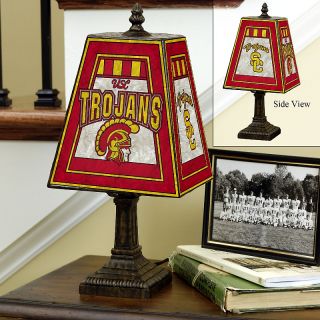 109 5138 handpainted art glass college team table lamp southern