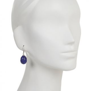 Sally C Treasures Sally C Treasures Carved Lapis Drop Sterling Silver