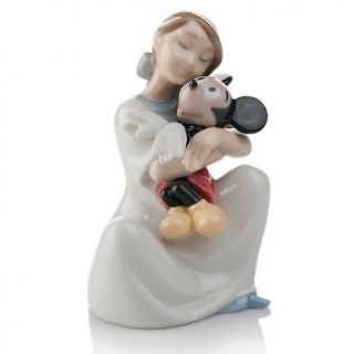 124 386 lladro nao i love you mickey porcelain figure handmade by