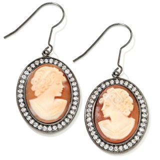  cameo cz accented drop earrings note customer pick rating 8 $ 119 95