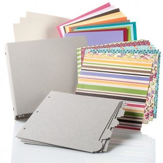 127 162 bazzill bazzill chipboard 8 x 8 album kit with paper and
