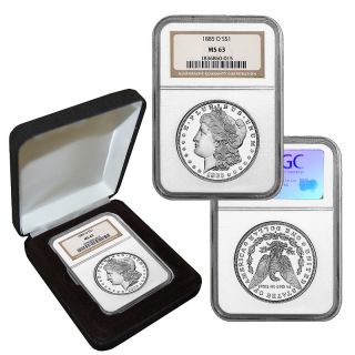 117 197 coin collector 1885 o ms63 ngc morgan silver dollar rating 2 $