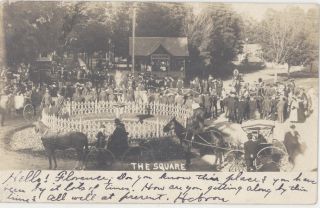 NY Ellenville The Square Real Photo mailed 1906 M44867