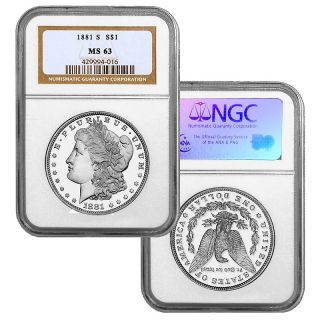  ms63 ngc morgan silver dollar rating 3 $ 134 95 or 3 flexpays of