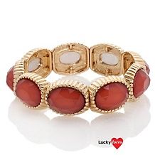 Graziano Bright World Set of Ten Goldtone Stretch Bracelets at