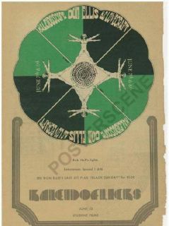 Don Ellis Kaleidoscope Original Concert Ad Poster 1968