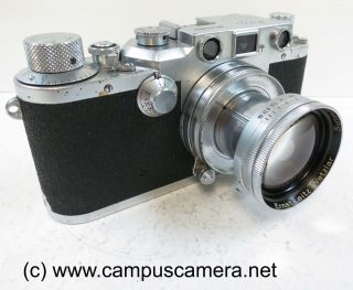 Leica IIIc D P R Ernst Leitz Wetzlar 35mm W Leitz Summitar 5cm F2