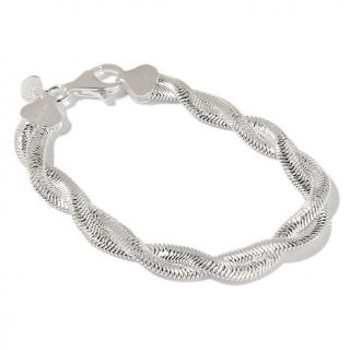 140 191 italian silver la dea bendata sterling silver twisted snake