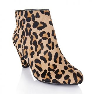 Shoes Boots Booties theme® Animal Print Haircalf Ankle Bootie