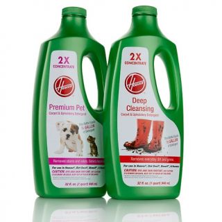 134 058 hoover 2 pack of pet and deep cleansing detergents note