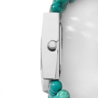 Gem Essence™ Turquoise 7 Row Beaded Bracelet Watch