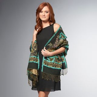 138 298 frosting by mary norton beaded boucle paisley wrap rating 25 $