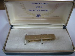  Vint Award Tie Clip Westinghouse Co 10 yrs GF