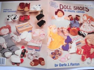 Doll Shoes N Plastic Canvas Patterns Am SCH Needlework