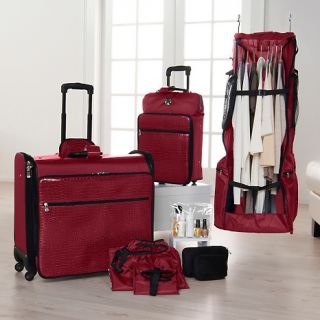 Joy Mangano Clothes It All® Perfect Getaway Luxury Luggage Set