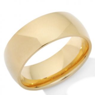 152 581 stainless steel high polished solid 8mm wedding band ring note