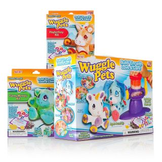 147 409 wuggle pets toy factory with 4 animals and accessories note