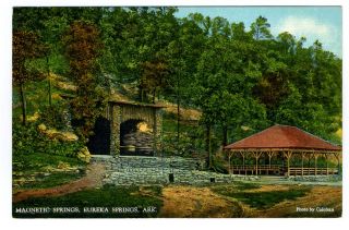  Hotel and Park & Magnetic Springs Postcards Eureka Springs Arkansas