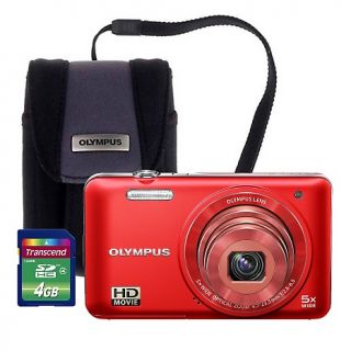 Olympus Olympus VG 160 14MP 5X Optical Zoom Digital Camera Bundle with