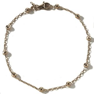 132 162 technibond technibond diamond cut bead and link 10 anklet note