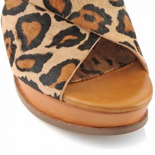 Sam Edelman Jorgia Leopard Print Cowhair Wedge Sandal