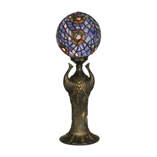 Dale Tiffany Globe Peacock Replica Table
