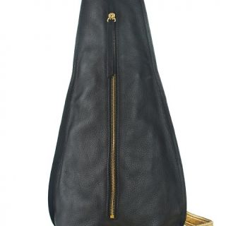 Patti Hansen for Hung on U Kiss Leather Bag with Strap Detail