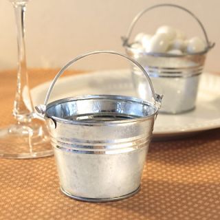 Filled with surprises, these miniature galvanized buckets make crafty