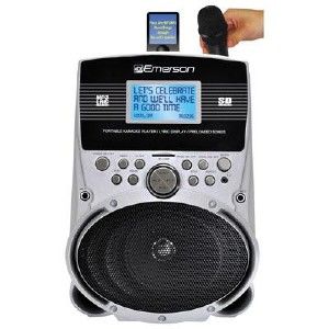 Emerson SD513 Karaoke Lyric Player Portable  Silver