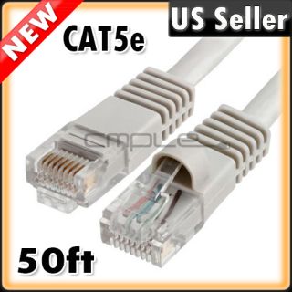  Speed CAT5 CAT5E Cable Patch Network Cable LAN Ethernet PS3 xBox 50 FT