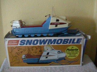   Mustang Battery Powered Toy Snowmobile original box Evansdale Iowa