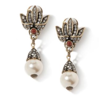 164 704 heidi daus just fabulous simulated pearl drop earrings rating