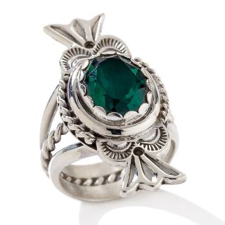 Chaco Canyon Couture Green Fluorite Sterling Silver Ring at