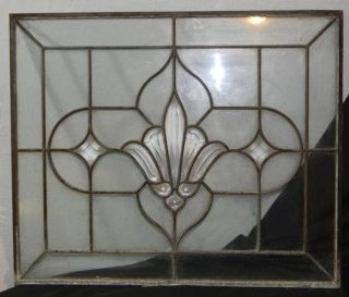 Antique American Beveled Glass Window Leaded Just Beautiful