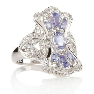 199 177 victoria wieck 1 56ct tanzanite and white topaz vintage design