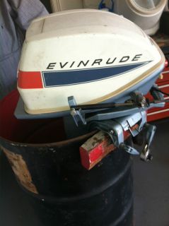 Evinrude 6hp Outboard Motor Great Condition