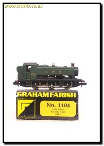 GRAHAM FARISH 1104   N GAUGE 2mm   GWR 0 6 0 CLASS 9400 PANNIER TANK