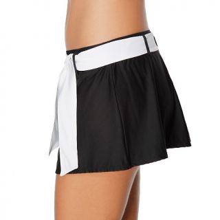 Eco Swim by Aqua Green Belted Skirtster